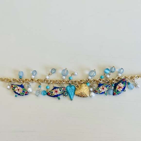 ✨Sale✨Cloisonné charm bracelet #6 - Picture 2 of 4